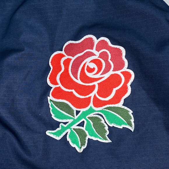 Vintage Y2K Nike England Rugby O2 Warmup Windbreaker Pullover Jacket Mens Medium - Picture 8 of 16